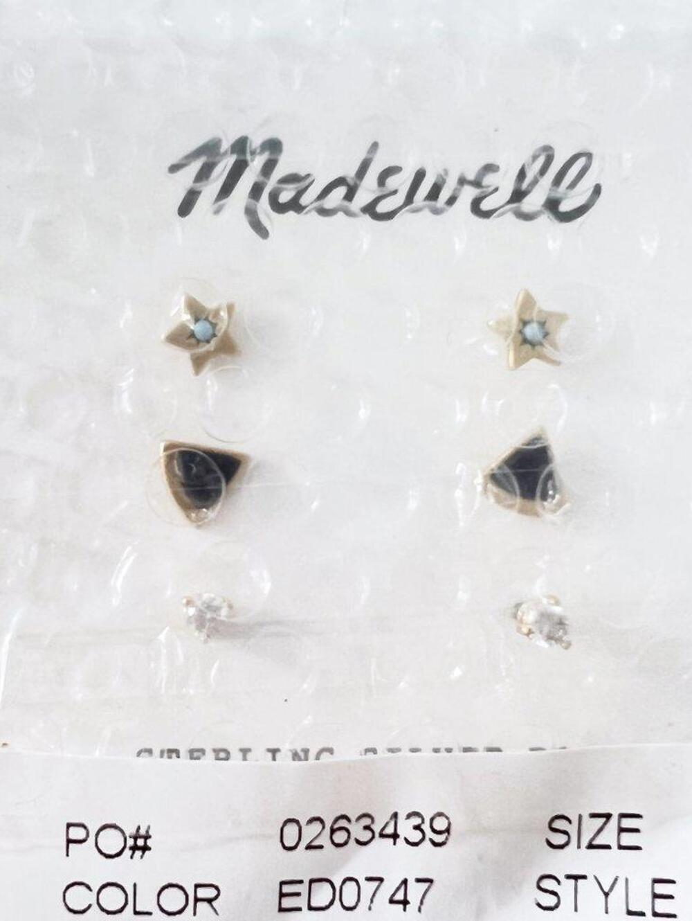 Madewell Keepsake Stud Earrings Set - Picture 2 of 5
